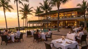 beachfront restaurant seminyak
