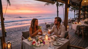 sunset dinner in bali